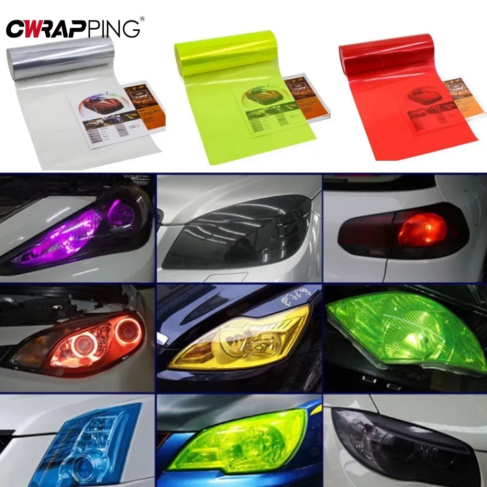 Car Accessories You Need - 30x200 سنتيمتر سيارة ضوء فيلم سيارة