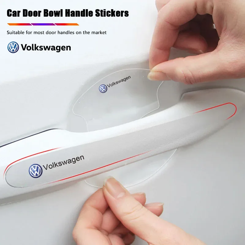 Car Accessories Logo - ملصق حماية مضاد للخدوش لمقبض باب