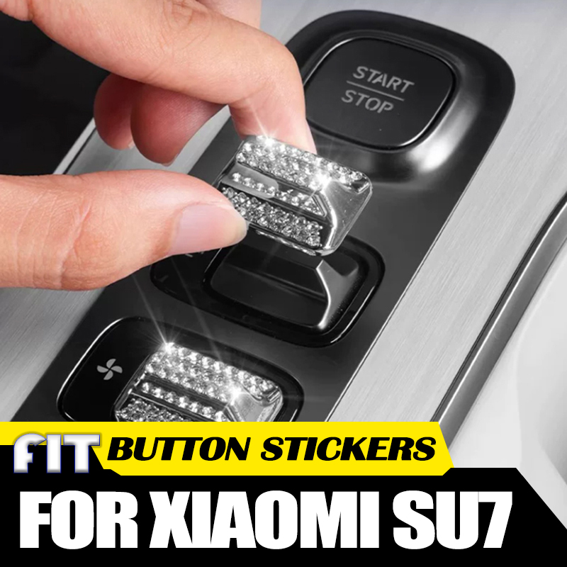Car Accessories Xiaomi - ملصق زر التحكم المركزي للسيارة مناسب