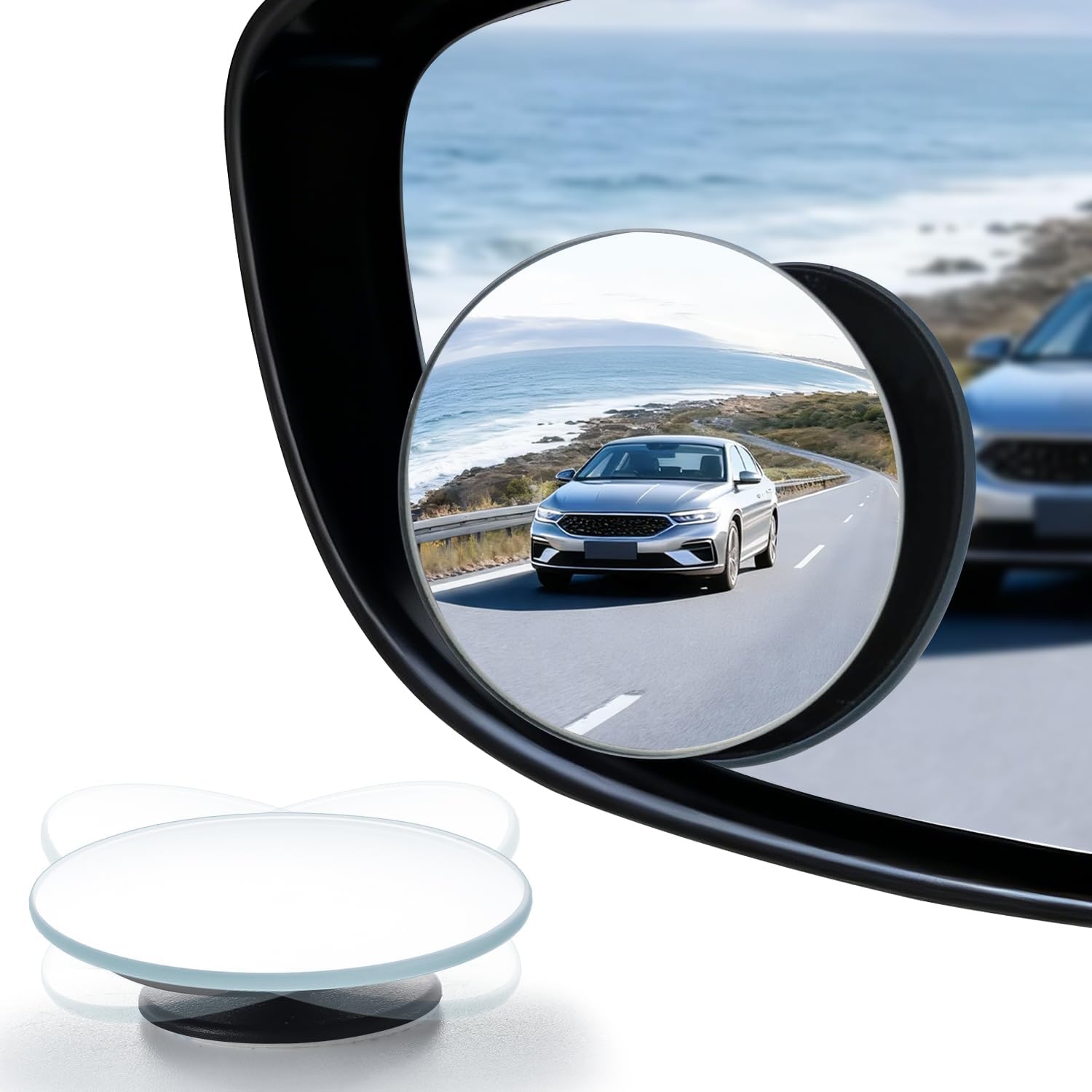 Car Accessories You Need - مرآة النقطة العمياء، مرآة خلفية محدبة