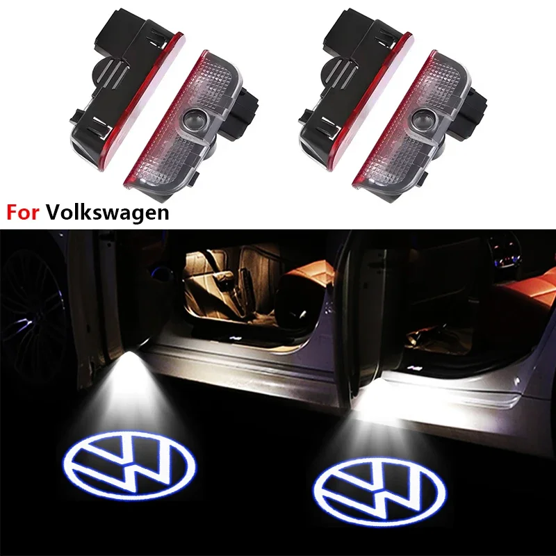 Car Accessories Logo - قطعتان من مصابيح LED ترحيبية للسيارة