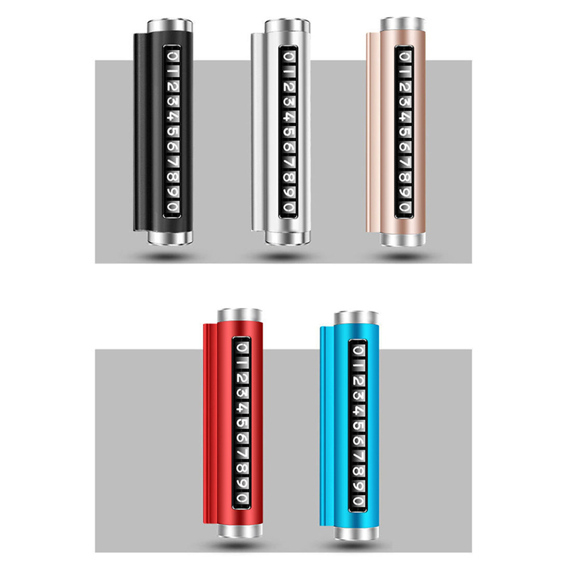 Car Accessories Sticker - سيارة معدنية بطاقة ركن السيارة المؤقتة