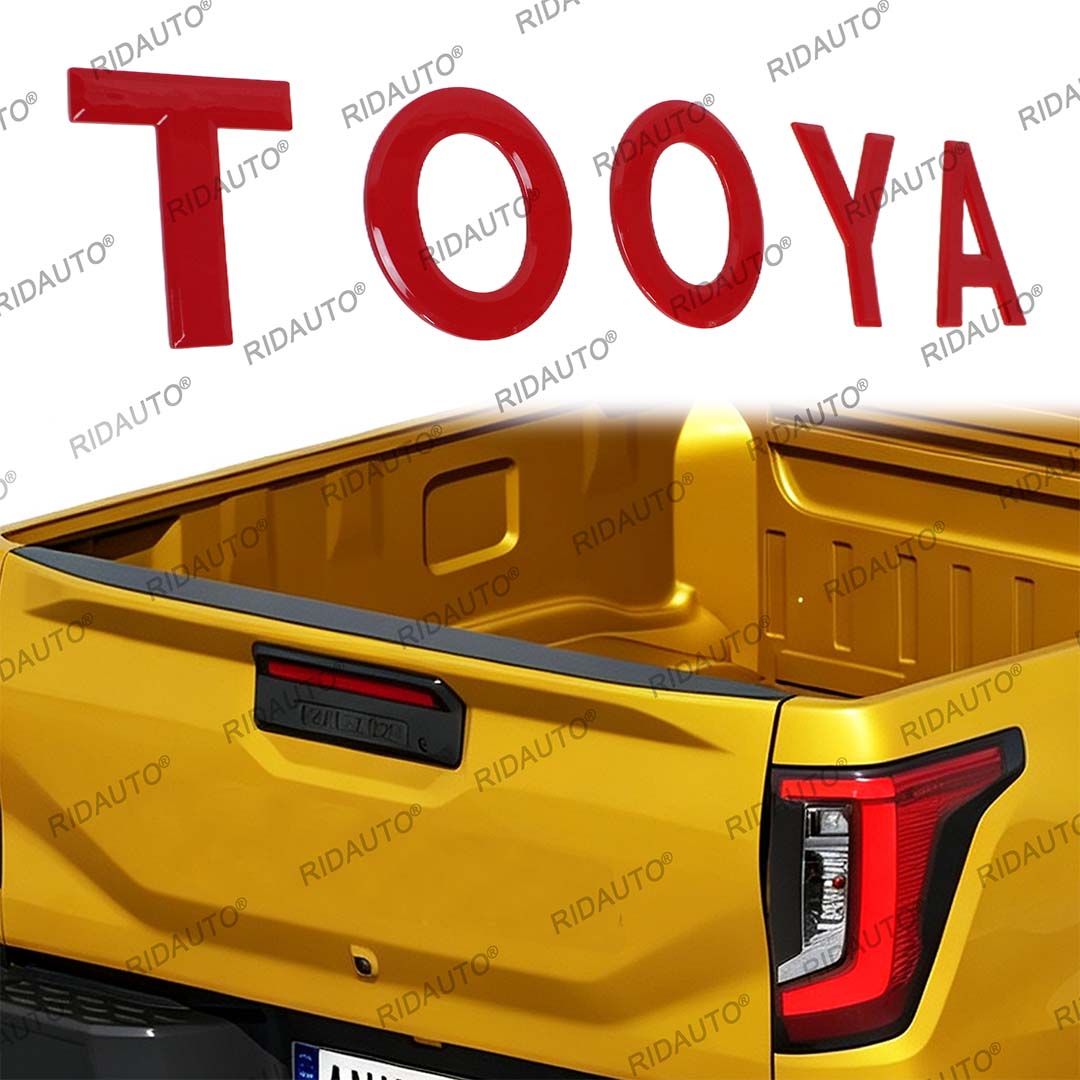 ملصقات حروف للباب الخلفي، زينة - مراجعة Car Accessories Logo وسعره