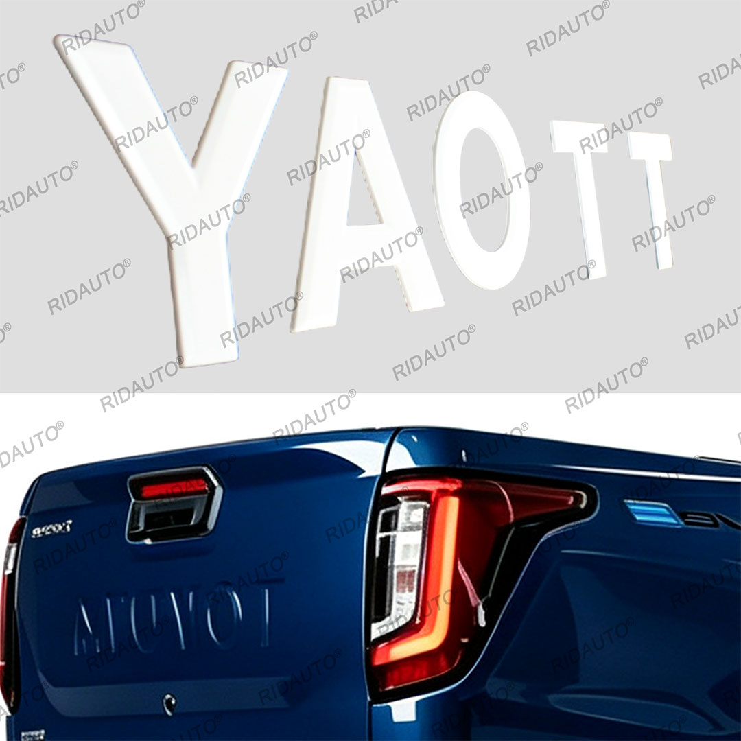 ملصقات حروف للباب الخلفي، زينة - مراجعة Car Accessories Logo وسعره