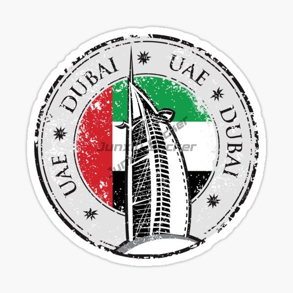 ملصق دائري لعلم الإمارات العرب - مراجعة Car Accessories In Dubai وسعره