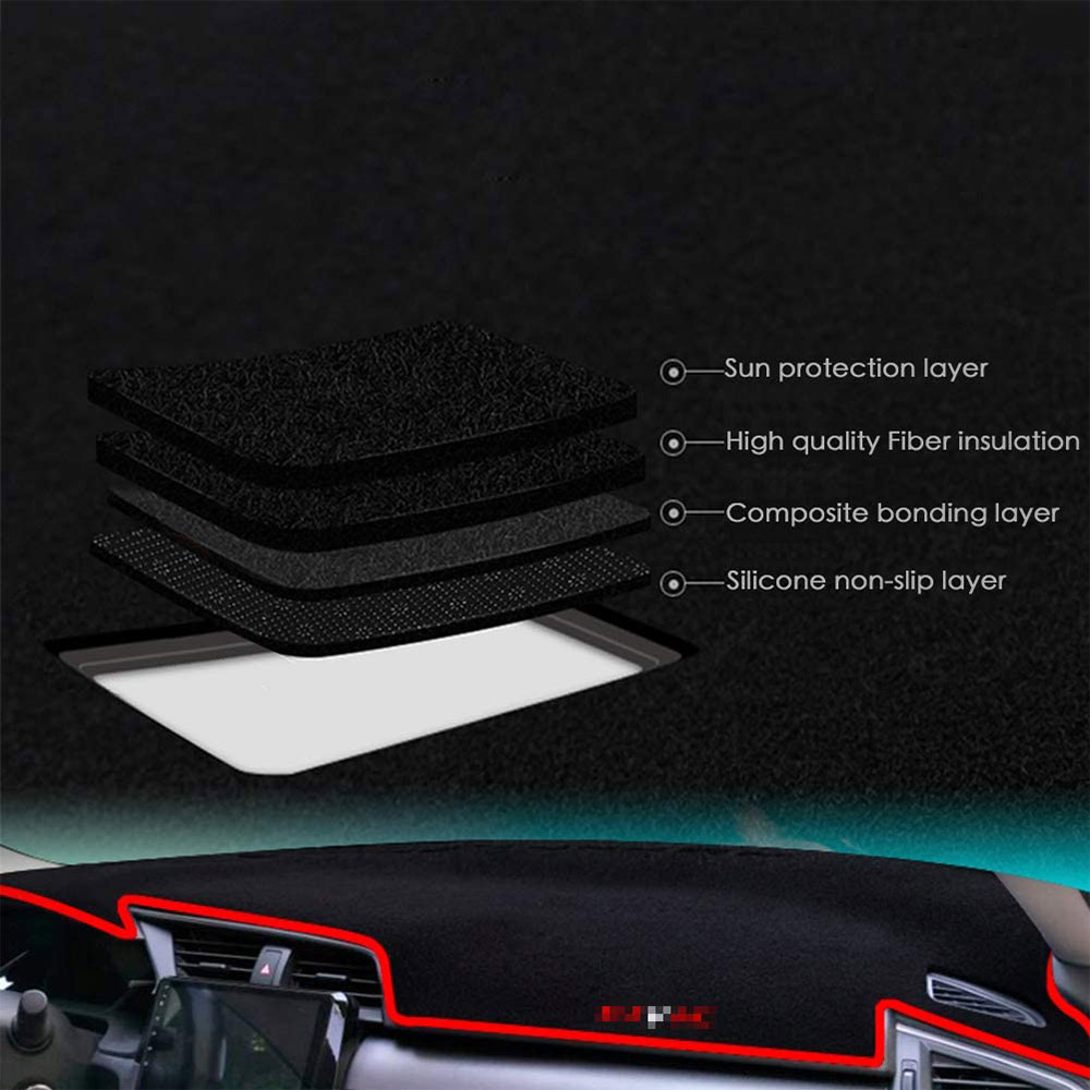 غطاء لوحة القيادة داش حصيرة لت - مراجعة Car Accessories Sticker وسعره