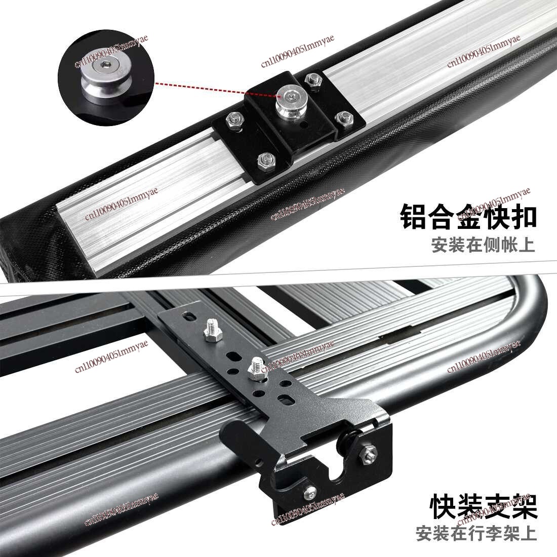 حامل مظلة جانبية للسيارة مع مش - مراجعة Car Roof Rack Cross Bar وسعره