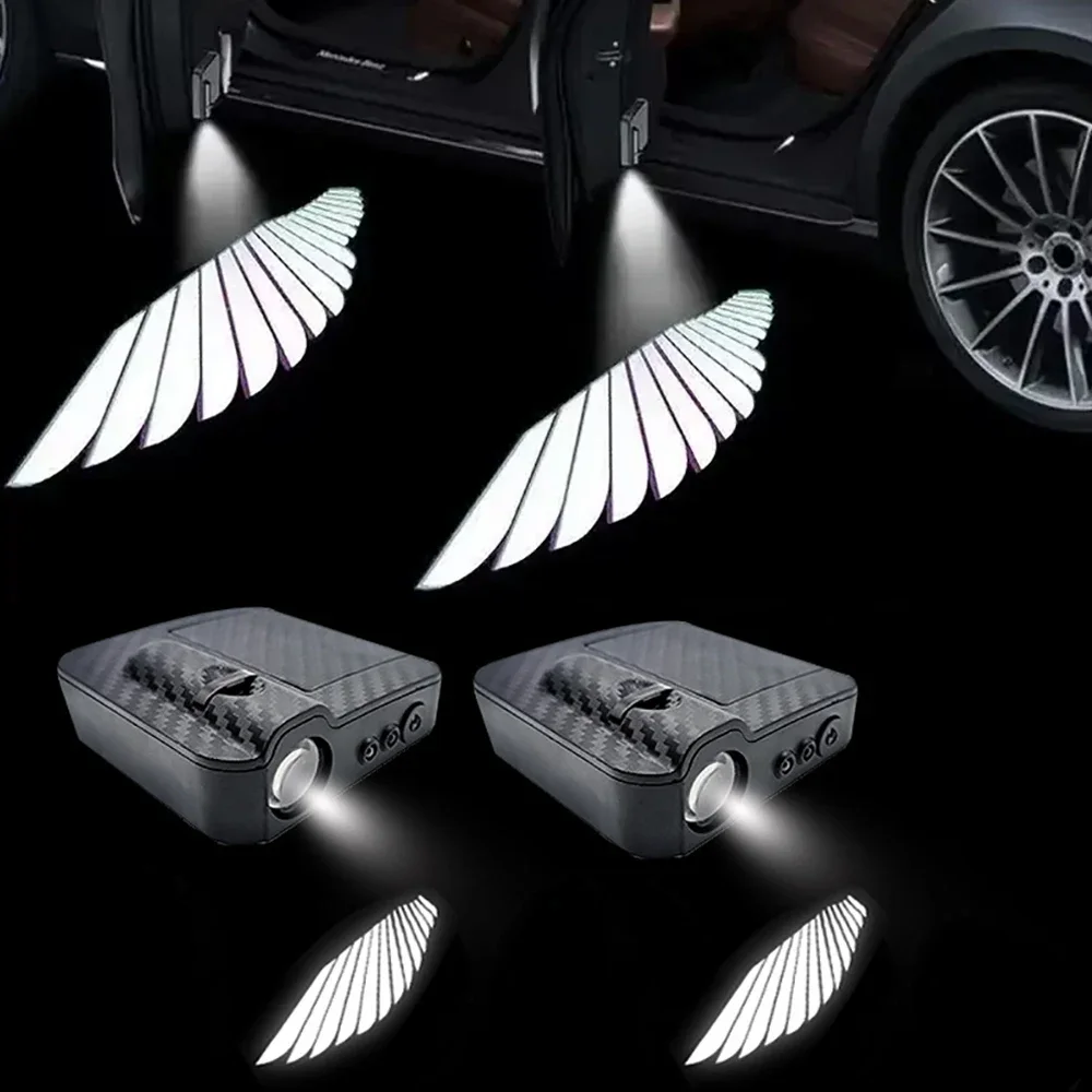 قطعتان/4 قطع من مصابيح LED لعر - مراجعة Car Accessories Logo وسعره