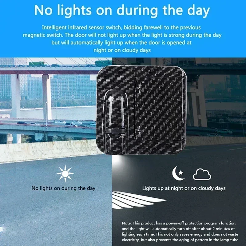 قطعتان/4 قطع من مصابيح LED لعر - مراجعة Car Accessories Logo وسعره