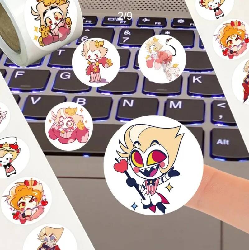 500 قطعة/لفة ملصقات كرتونية دا - مراجعة Car Accessories Sticker وسعره