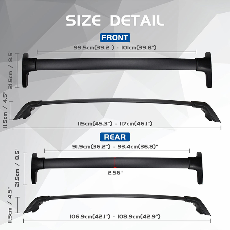 رف سقف ألومنيوم العارضة للسيار - مراجعة Car Roof Rack Cross Bar وسعره