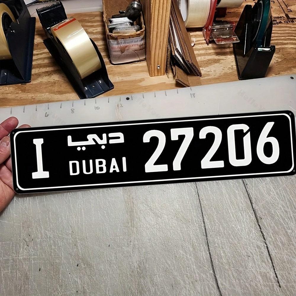 لافتة شارع دبي من الألومنيوم ا - مراجعة Car Accessories In Dubai وسعره