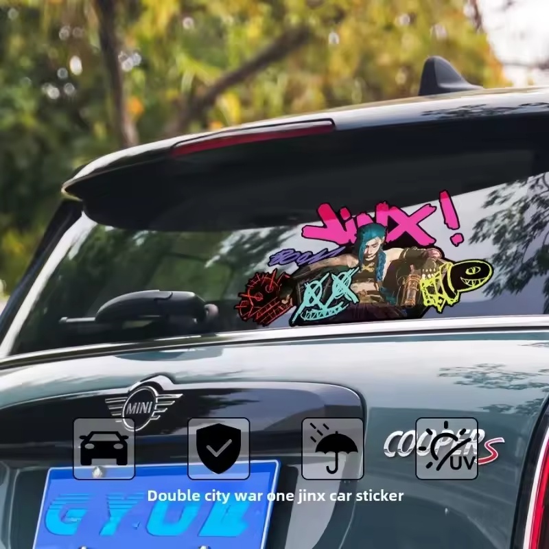 ملصق سيارة عاكس للضوء بتصميم ج - مراجعة Car Accessories Sticker وسعره