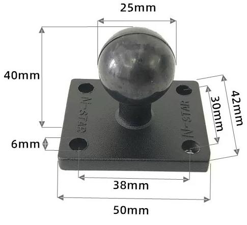 1 بوصة الكرة رئيس دراجة نارية  - مراجعة Car Accessories Xiaomi وسعره