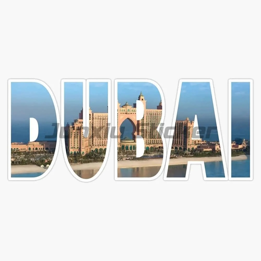 ملصق فينيل لعلم دولة دبي لتزيي - مراجعة Car Accessories In Dubai وسعره