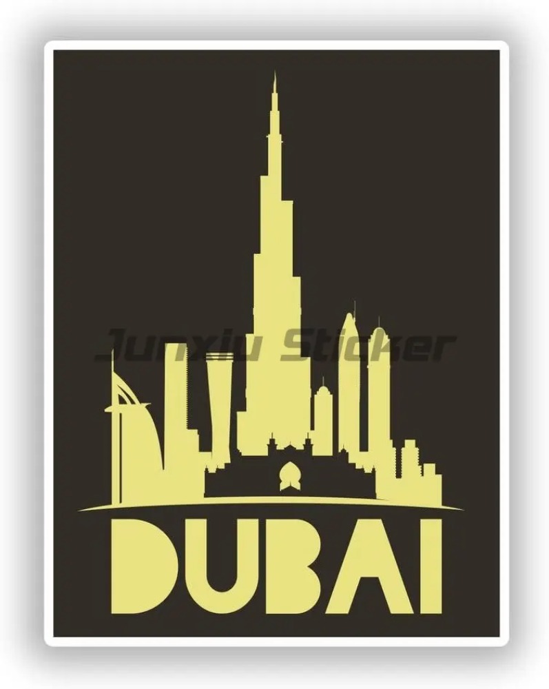 ملصق فينيل لعلم دولة دبي لتزيي - مراجعة Car Accessories In Dubai وسعره