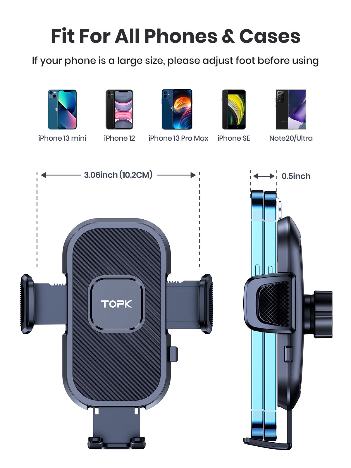 TOPK حامل هاتف السيارة الجاذبي - مراجعة Car Accessories Xiaomi وسعره