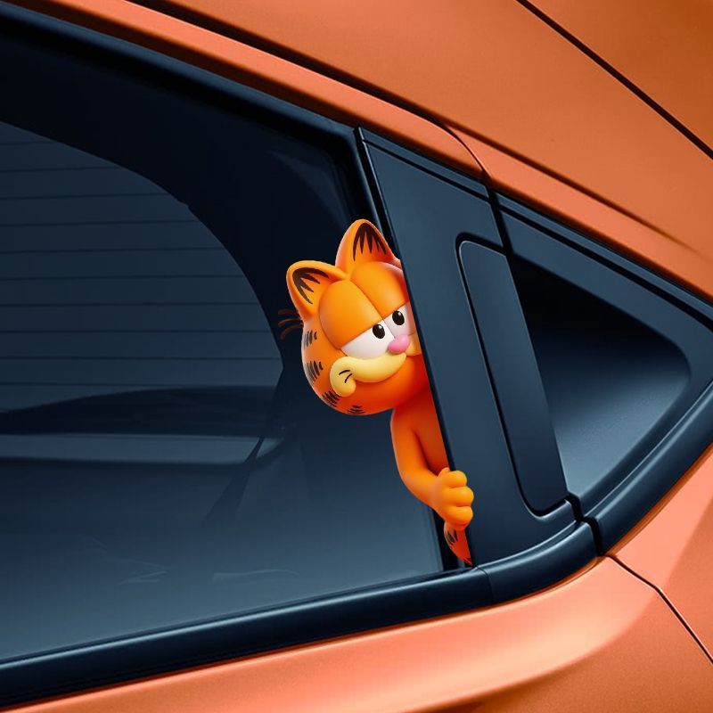 ملصقات غارفيلد الكرتونية اللطي - مراجعة Car Accessories Wholesale وسعره