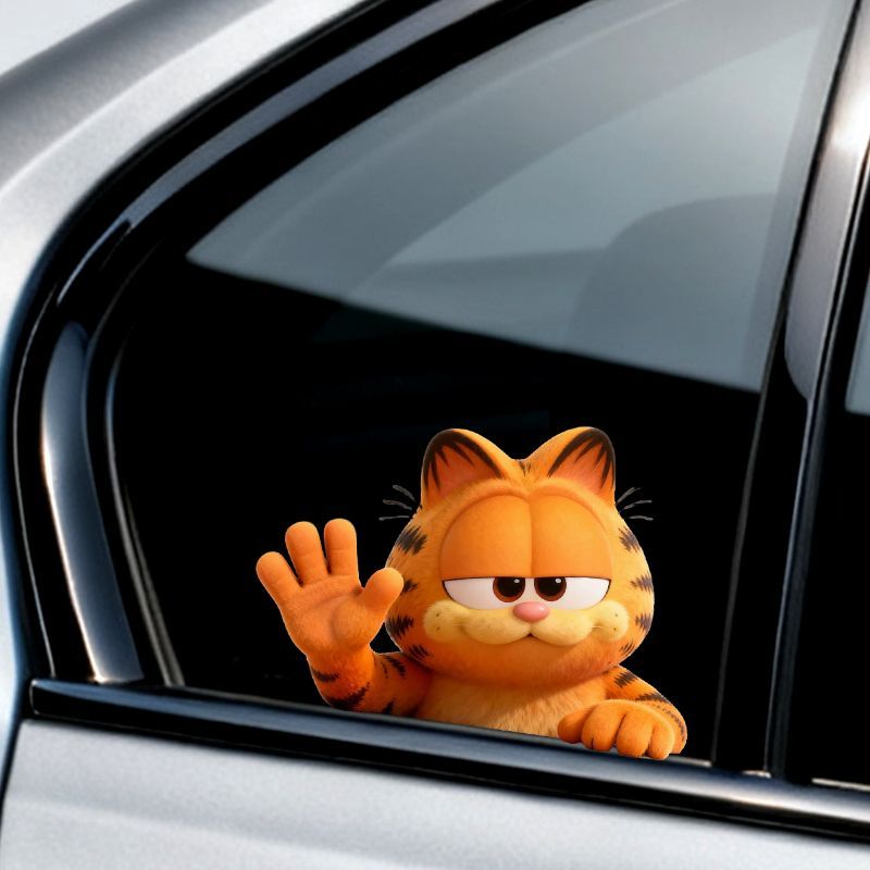 ملصقات غارفيلد الكرتونية اللطي - مراجعة Car Accessories Wholesale وسعره