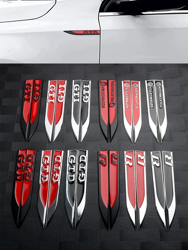 زوج واحد من ملصقات السيارة ثلا - مراجعة Car Accessories Logo وسعره