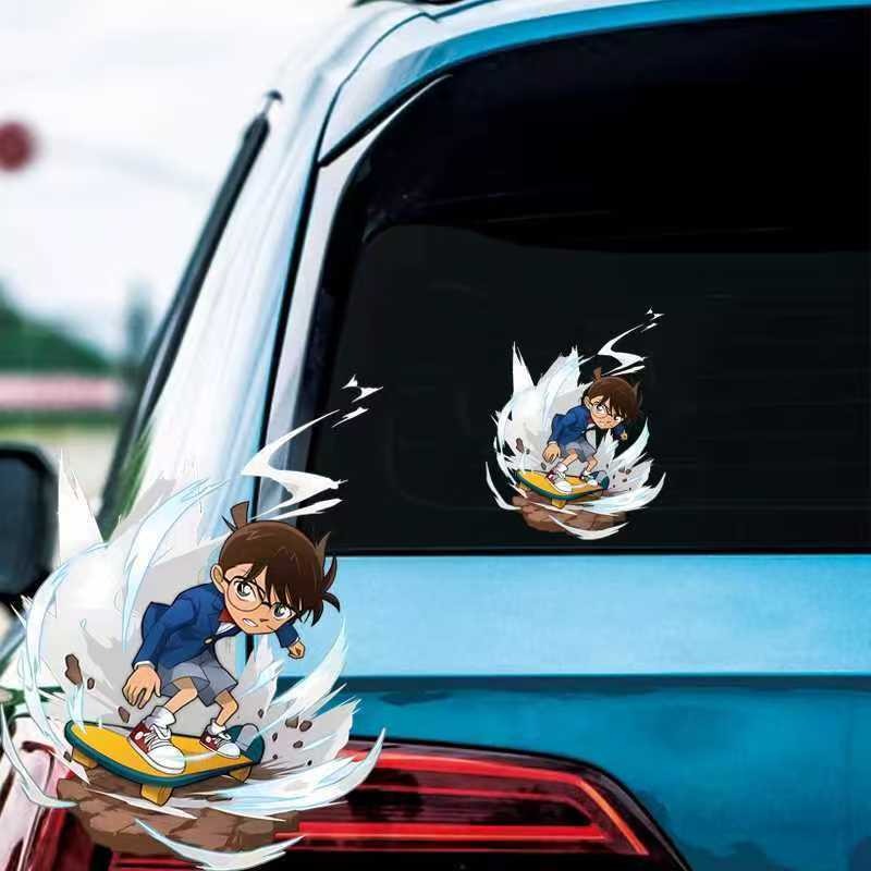 ملصقات كرتونية لشخصية المحقق ك - مراجعة Car Accessories Sticker وسعره