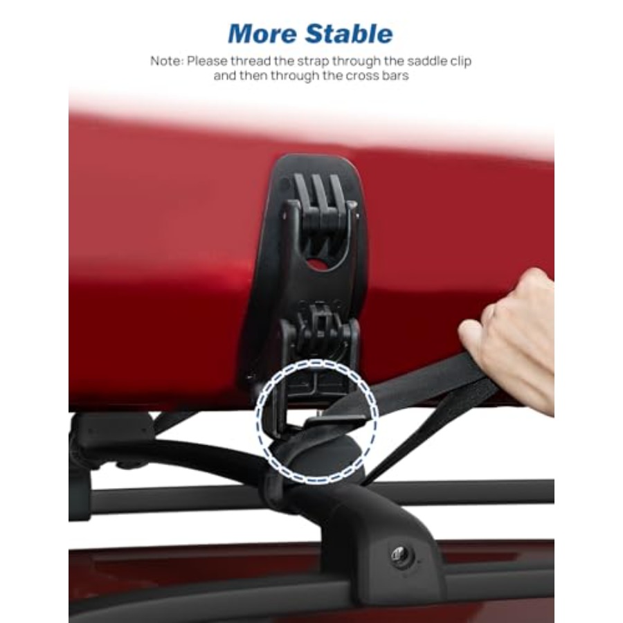 حوامل تثبيت الكاياك على السقف، - مراجعة Car Roof Rack Cross Bar وسعره