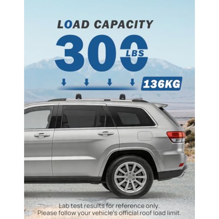 قضبان سقف السيارة المتقاطعة وق - مراجعة Car Roof Rack Cross Bar وسعره